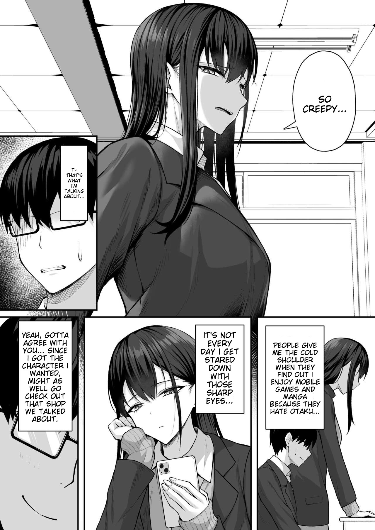 A Story Sbout Turning a Gal From Class Into an Obedient Erotic Maid page 4