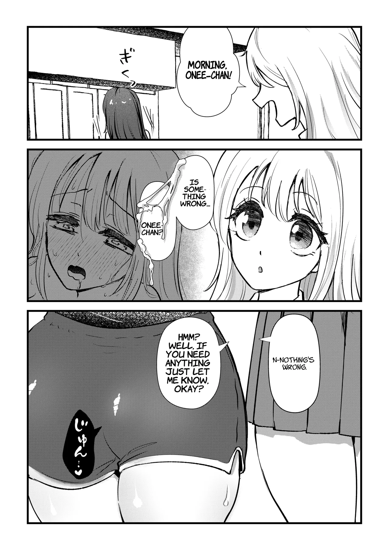 A Story Where A Futanari Little Sister Rapes Her Sleeping Onee-chan page 15