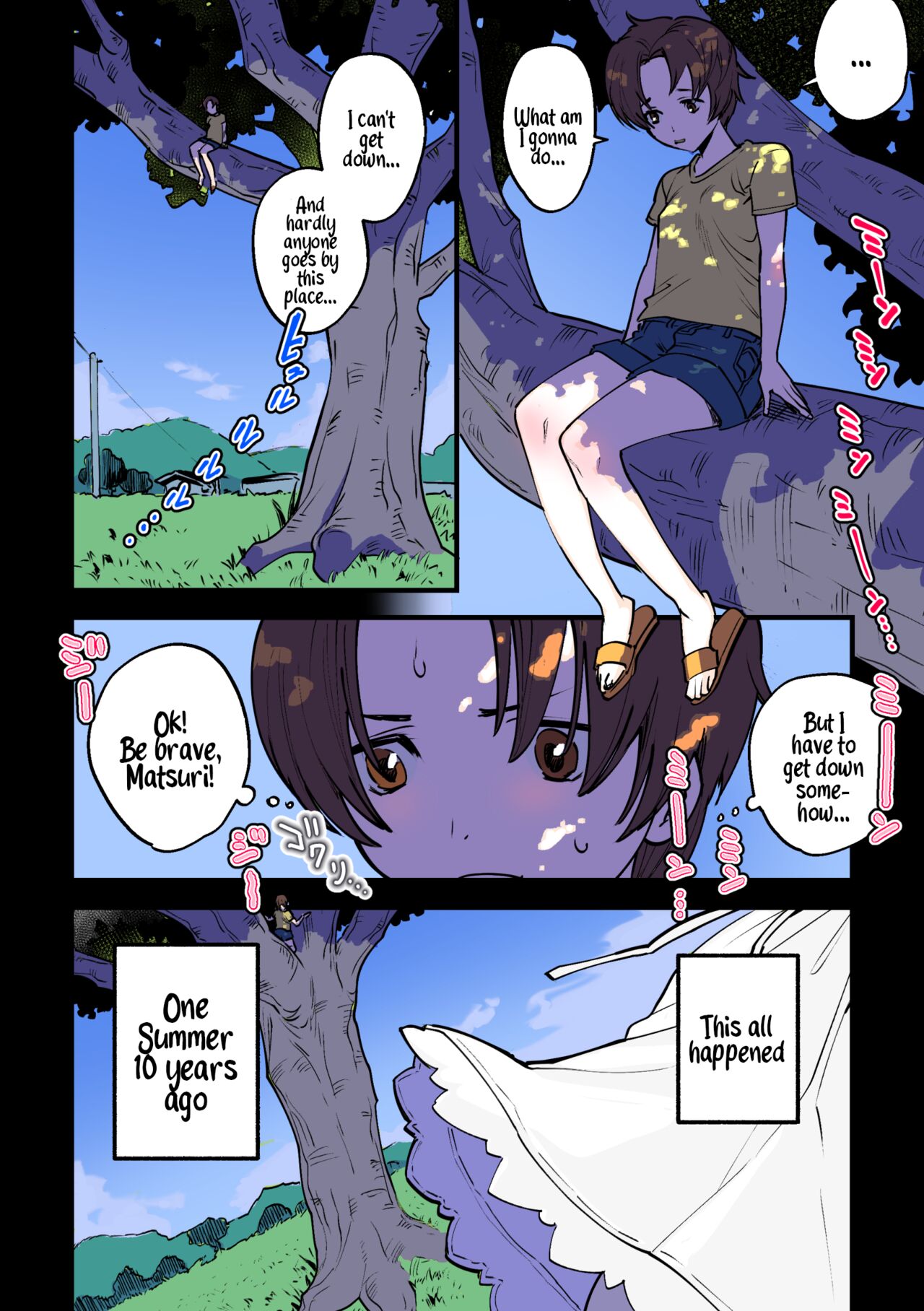 A Summer That Lasts Forever ~Futanari Ghost x Girl~ page 2