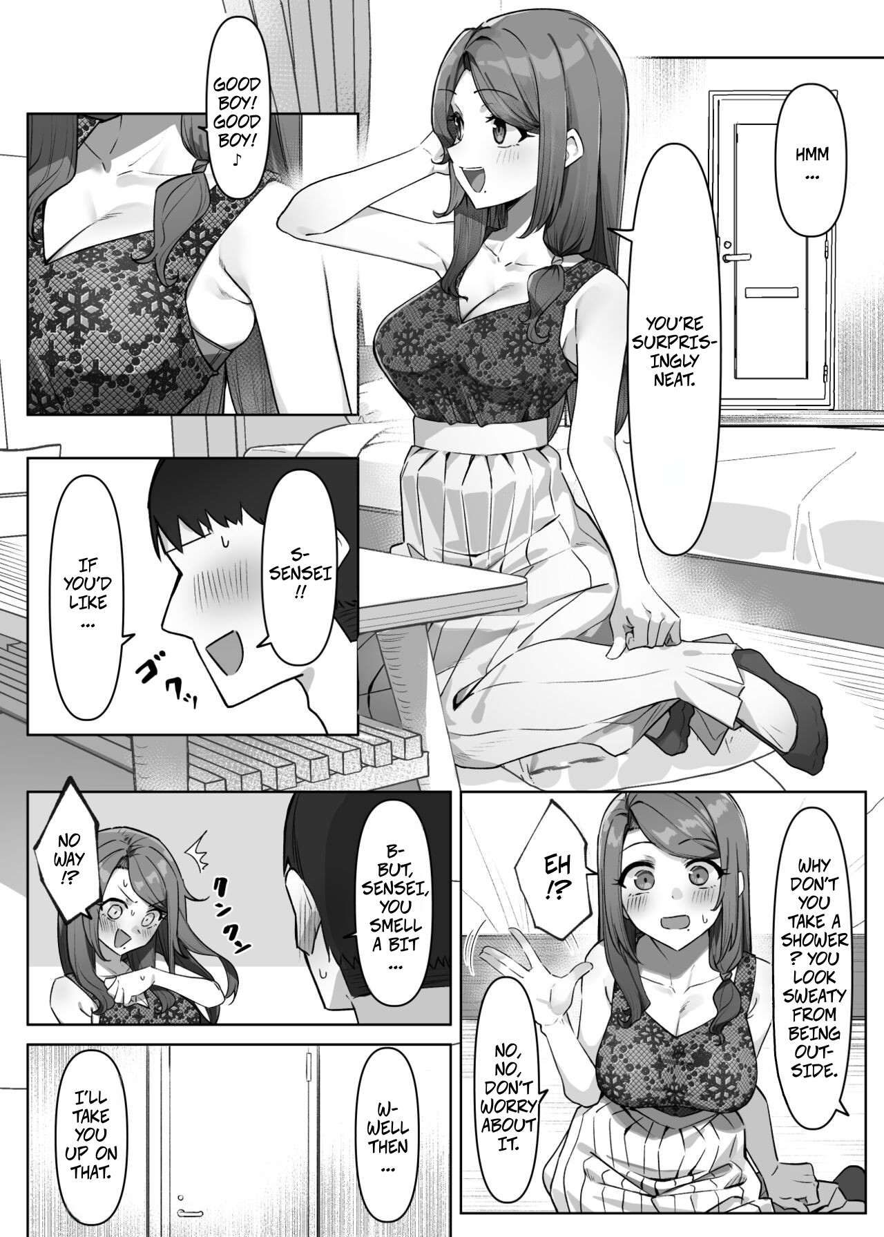 A Very Popular Teacher + A Very Popular Teacher and Nurse -- Daininkina Sensei + Daininki na Hoken no Sensei page 8