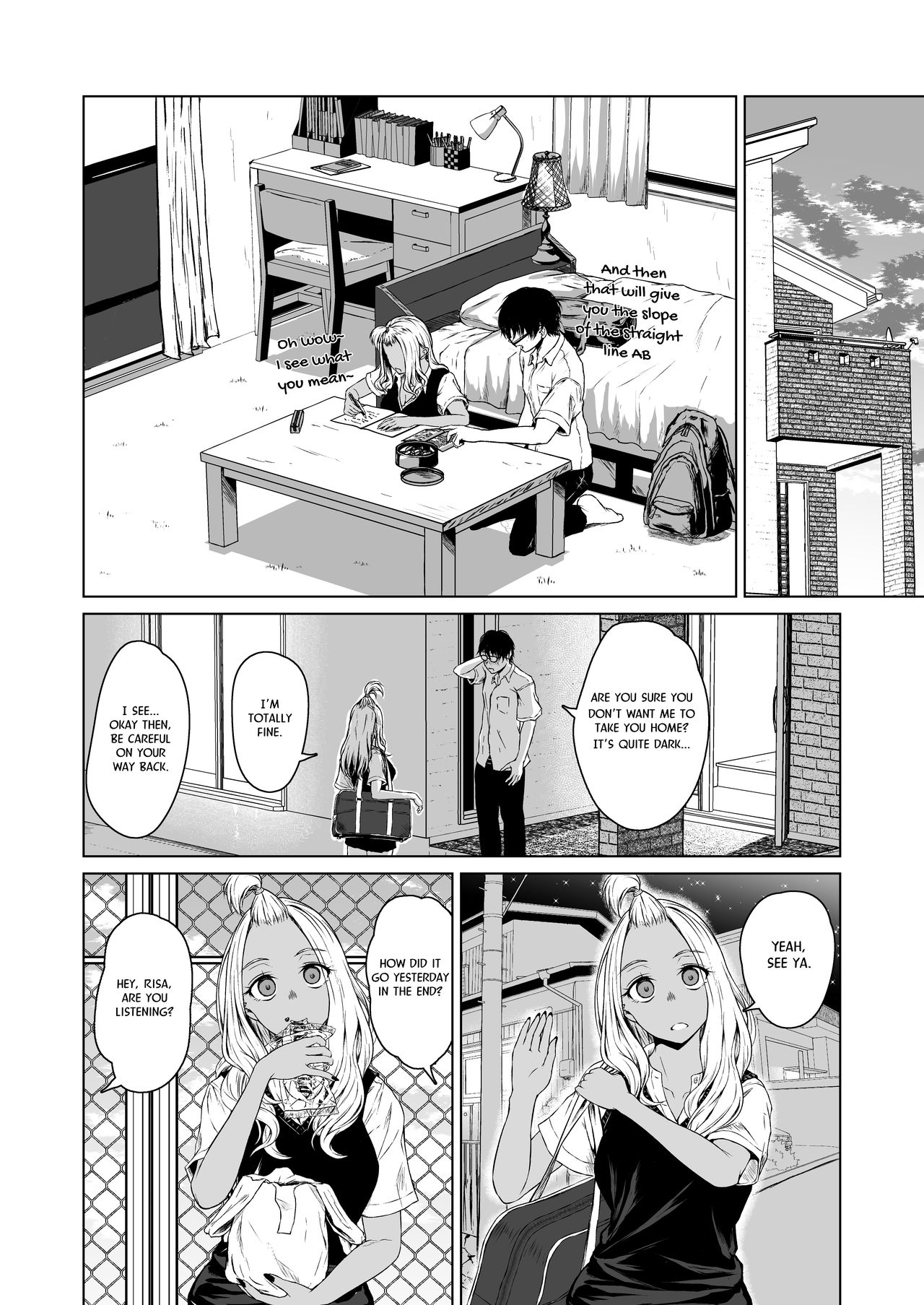 A Week-Long Relation Between a Gyaru and an Introvert. page 12