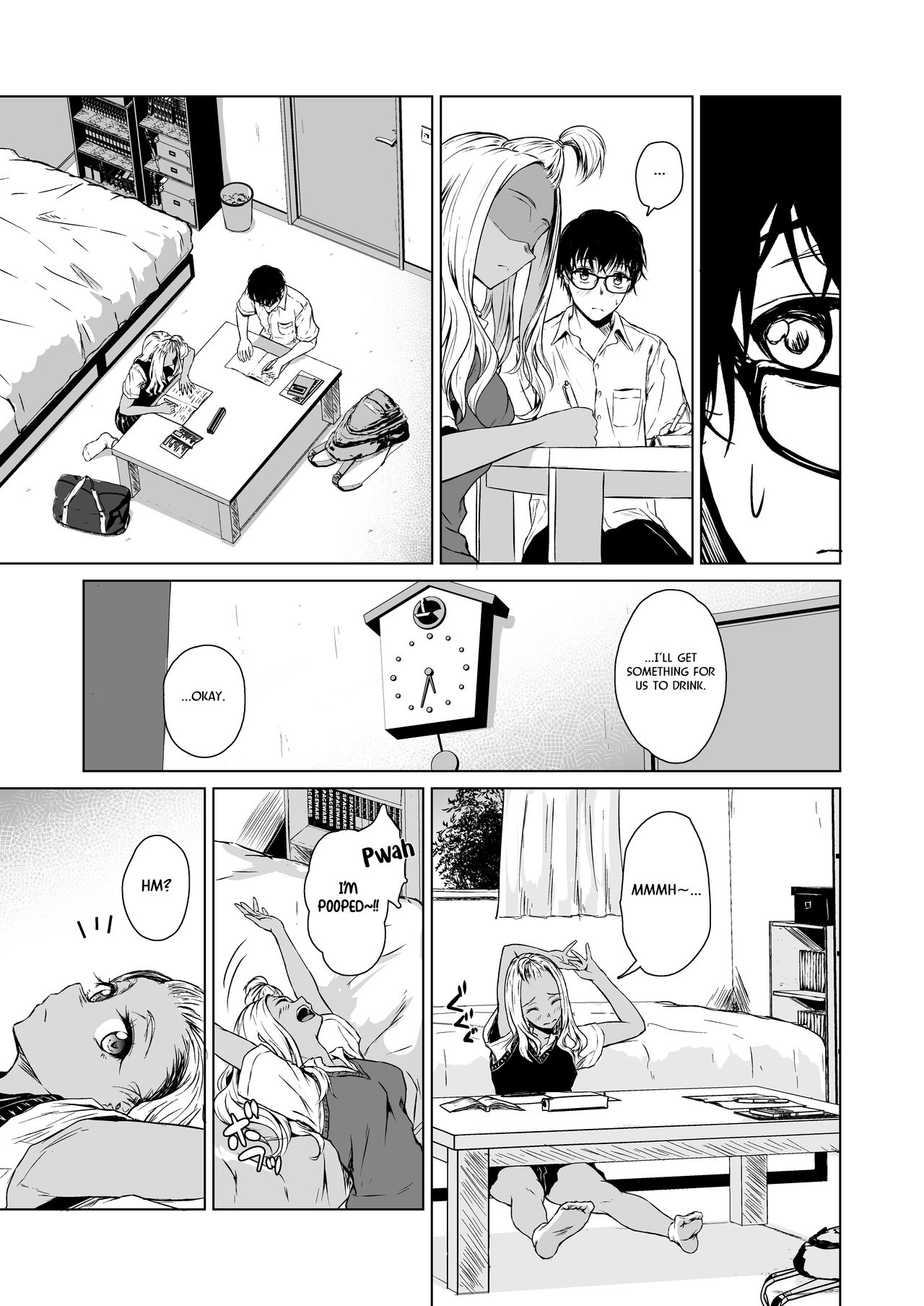 A Week-Long Relation Between a Gyaru and an Introvert. page 17