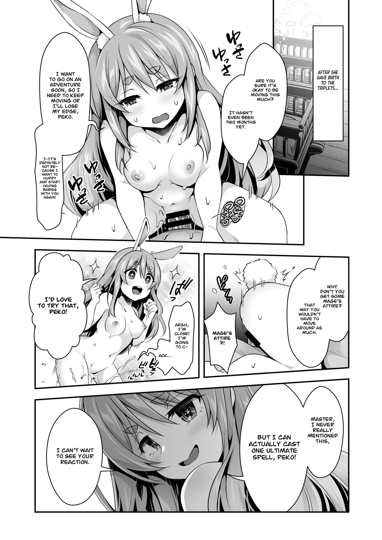A Wild Bunny Joined the Party, Staring at Me Like She's Ready to Make Some Babies page 19