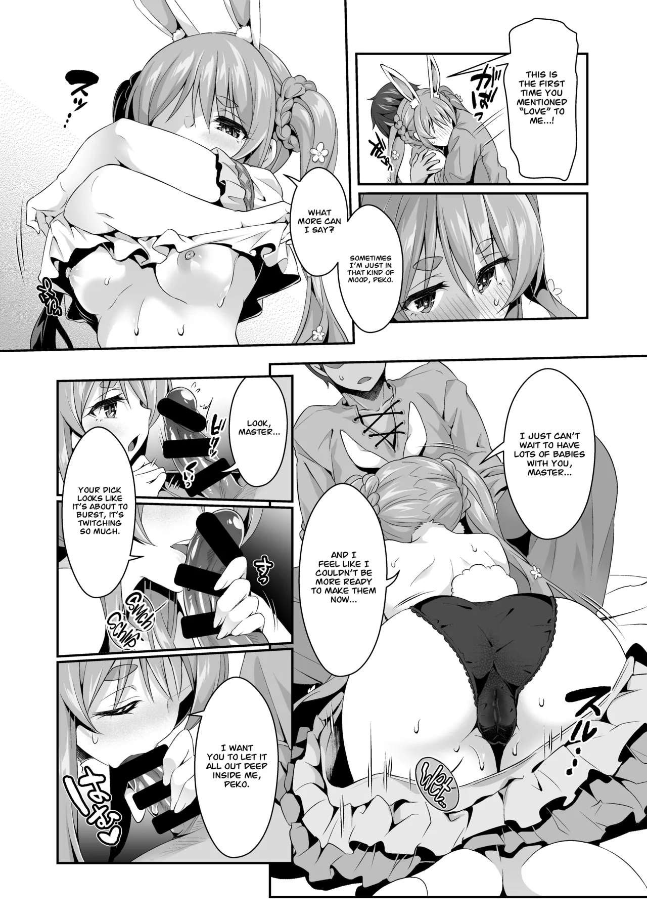 A Wild Bunny Joined the Party, Staring at Me Like She's Ready to Make Some Babies page 24