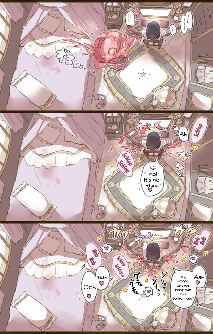 A Witch Who Can't Have Sex At Home Decides To Summon Some Tentacles Instead page 5