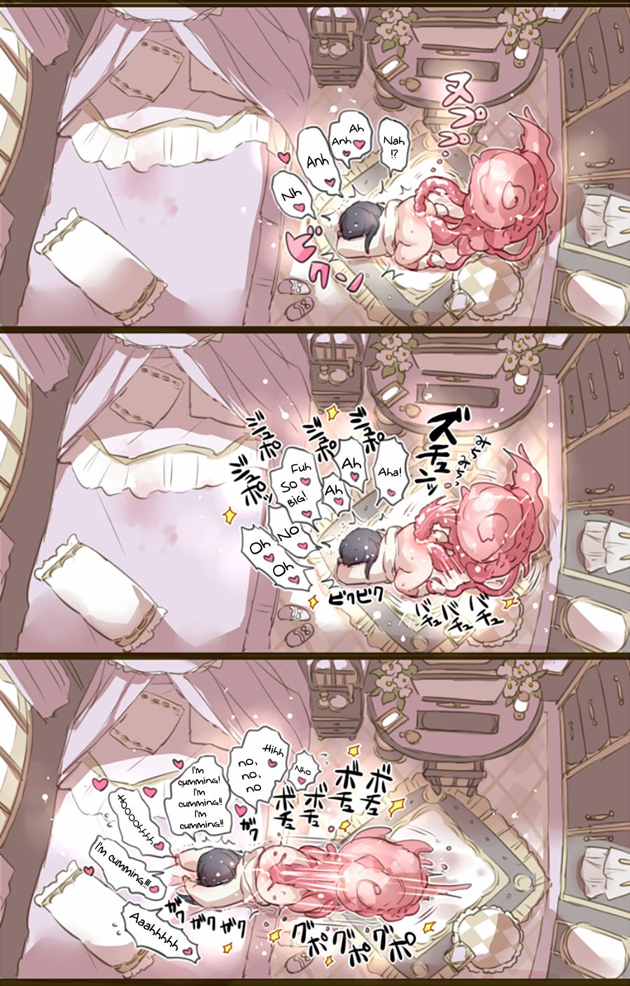 A Witch Who Can't Have Sex At Home Decides To Summon Some Tentacles Instead page 7