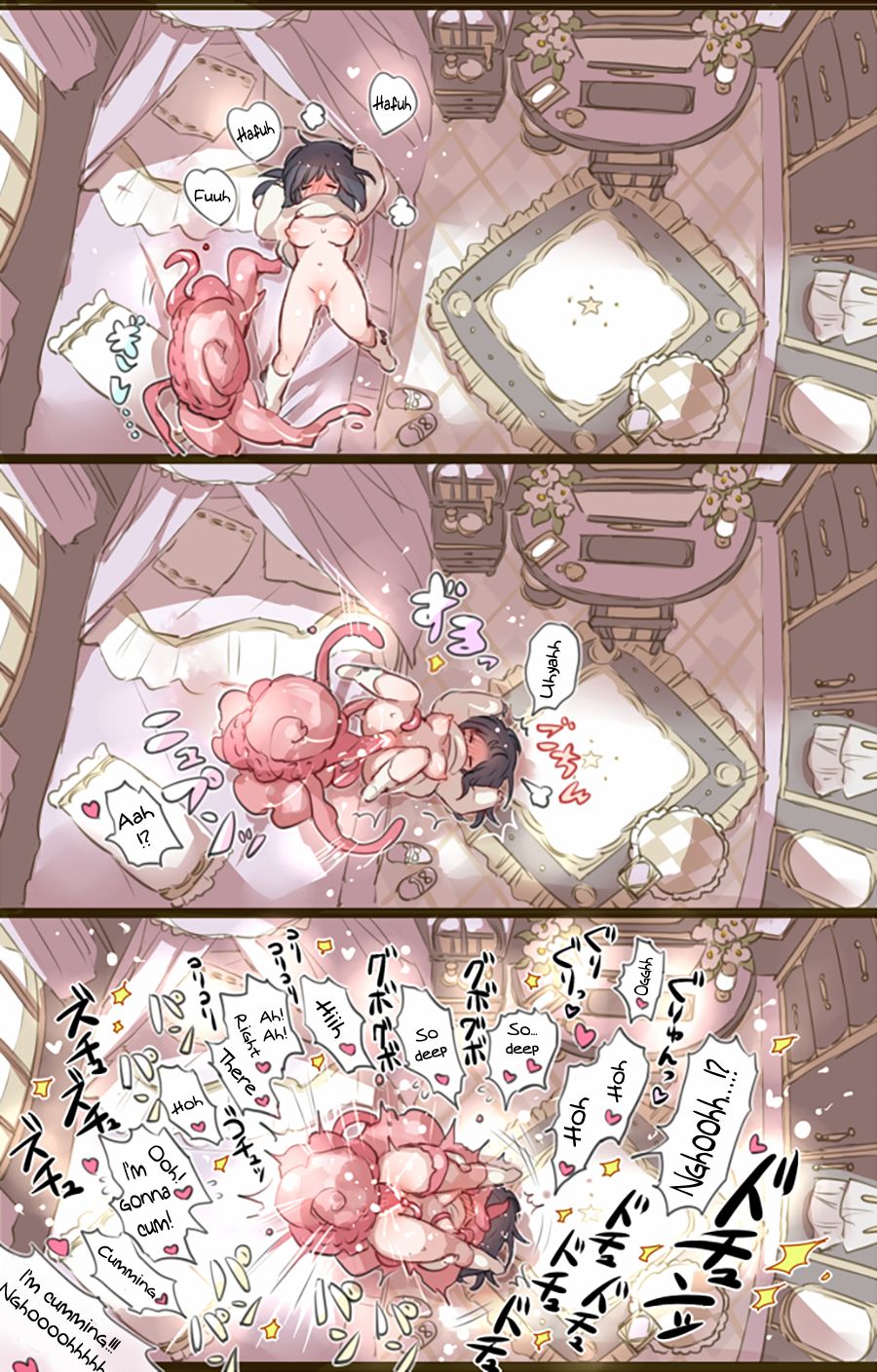 A Witch Who Can't Have Sex At Home Decides To Summon Some Tentacles Instead page 8