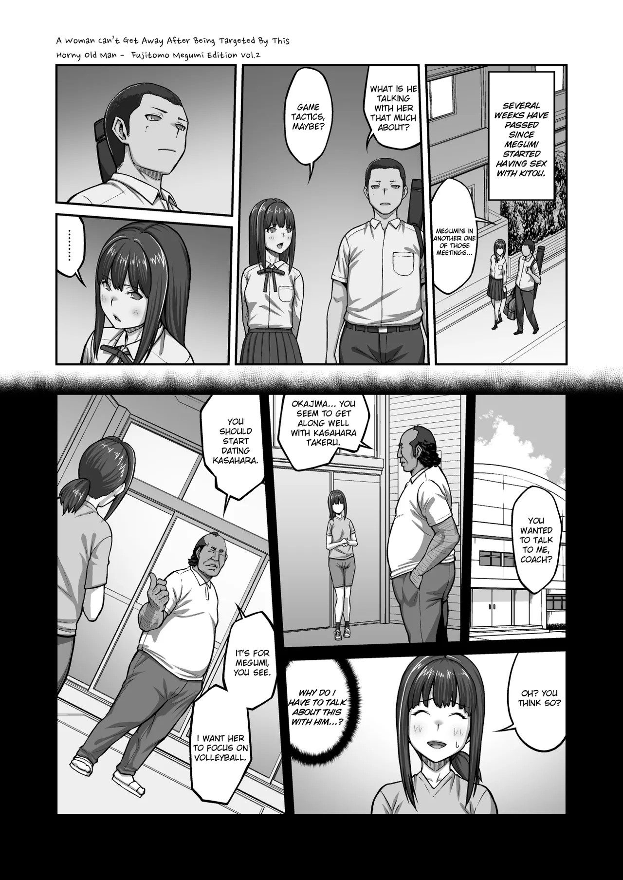 A Woman Can’t Get Away After Being Targeted By This Horny Old Man - Fujitomo Megumi Edition Vol.2 [English] =White Symphony= page 45