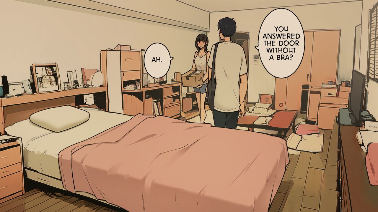 A Woman Whose Greetings to the Delivery Man Gradually Get Sloppier page 33