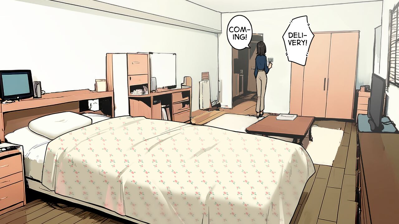 A Woman Whose Greetings to the Delivery Man Gradually Get Sloppier page 6