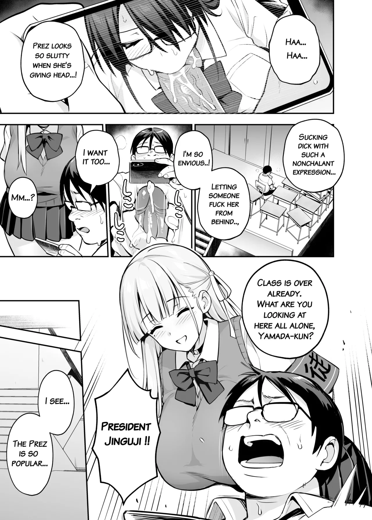 About the Beloved Student President's Huge Tits 2 page 26