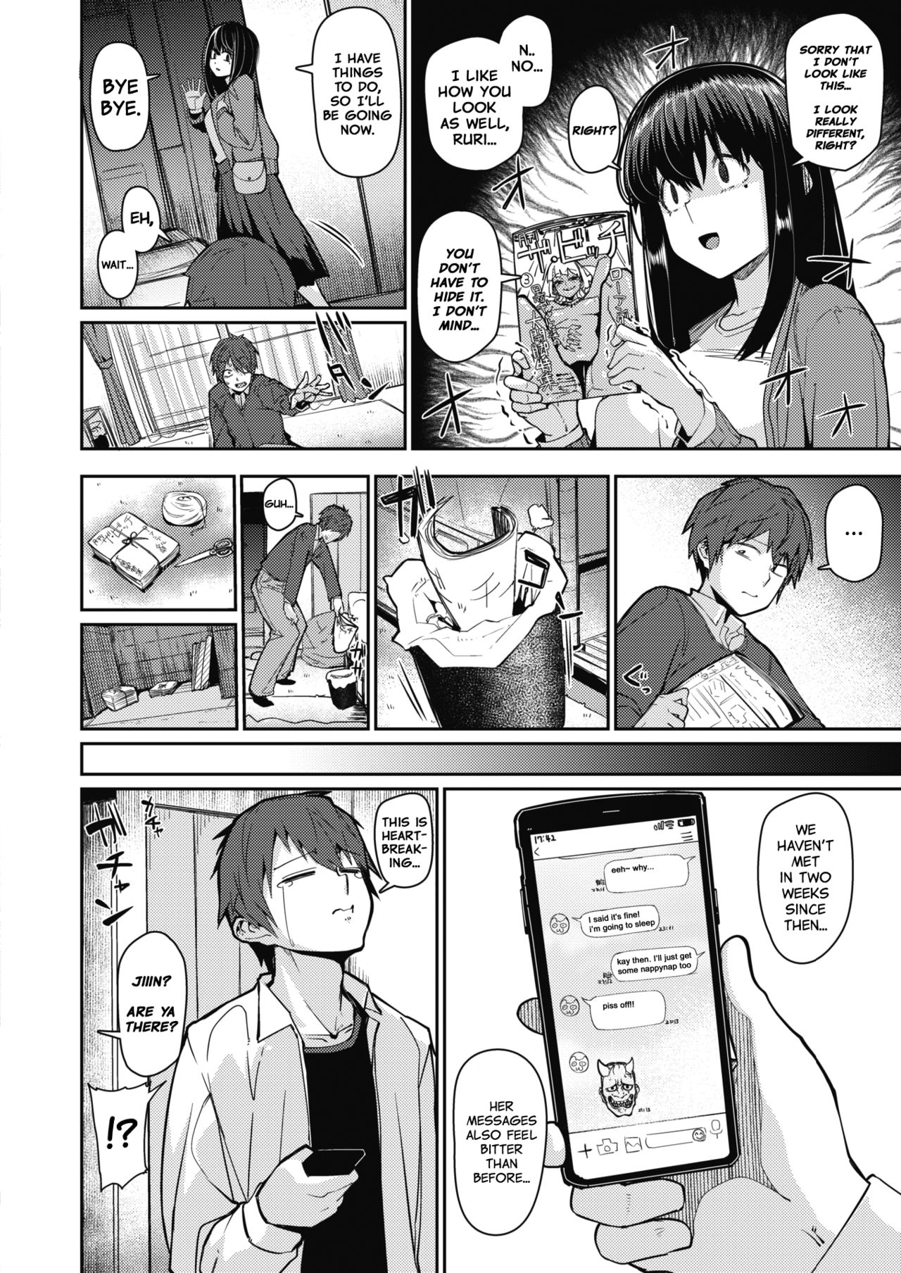 About the Reaction of the Girl Who Saw "The Bitch Monthly" page 2