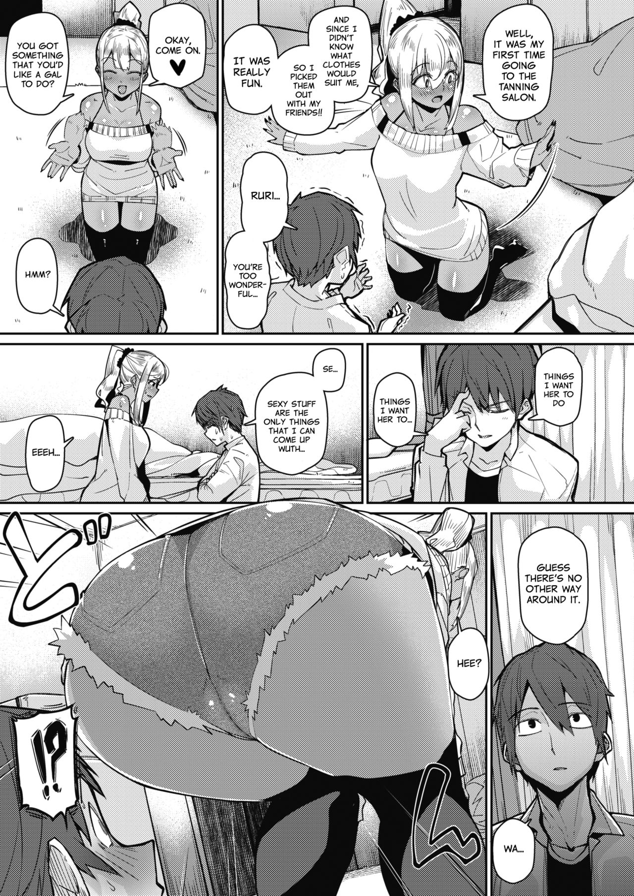 About the Reaction of the Girl Who Saw "The Bitch Monthly" page 5