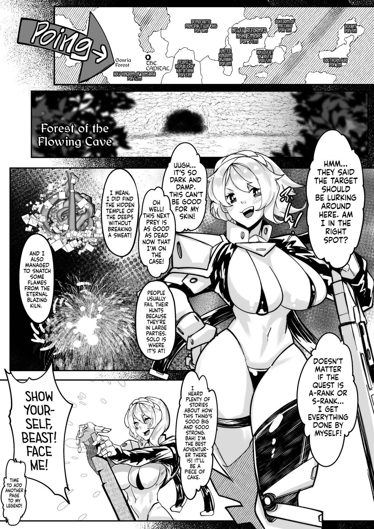 Adventure Girl Meets Monster Girl page 4