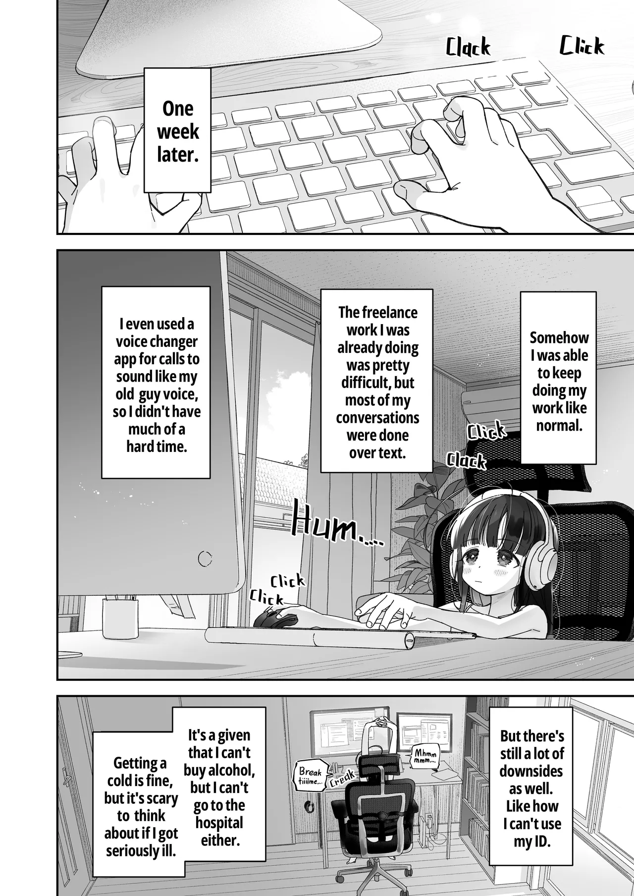 Adventures of a Guy who Turned Into a Loli! Masturbation Arc page 15