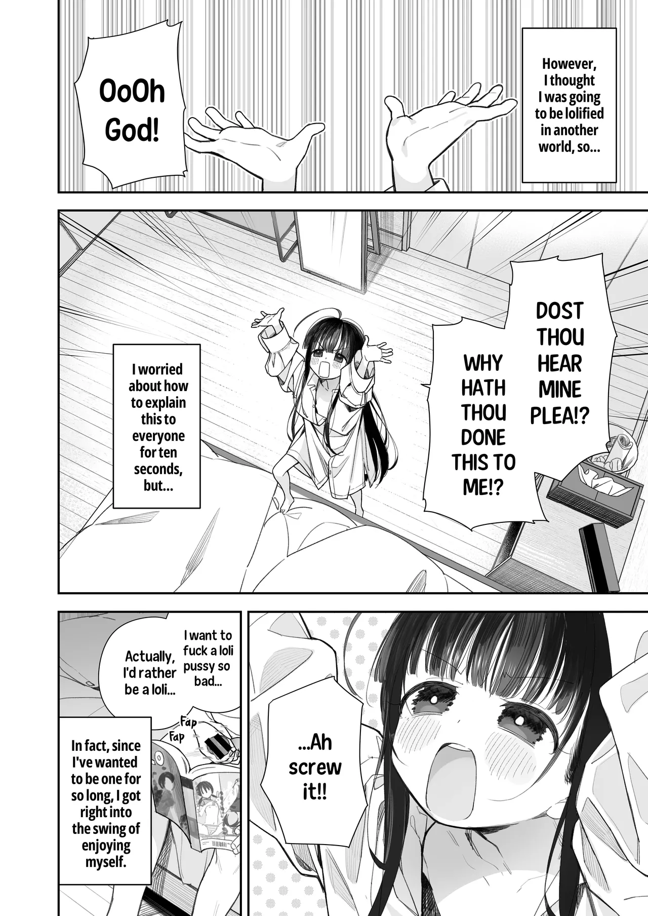 Adventures of a Guy who Turned Into a Loli! Masturbation Arc page 5