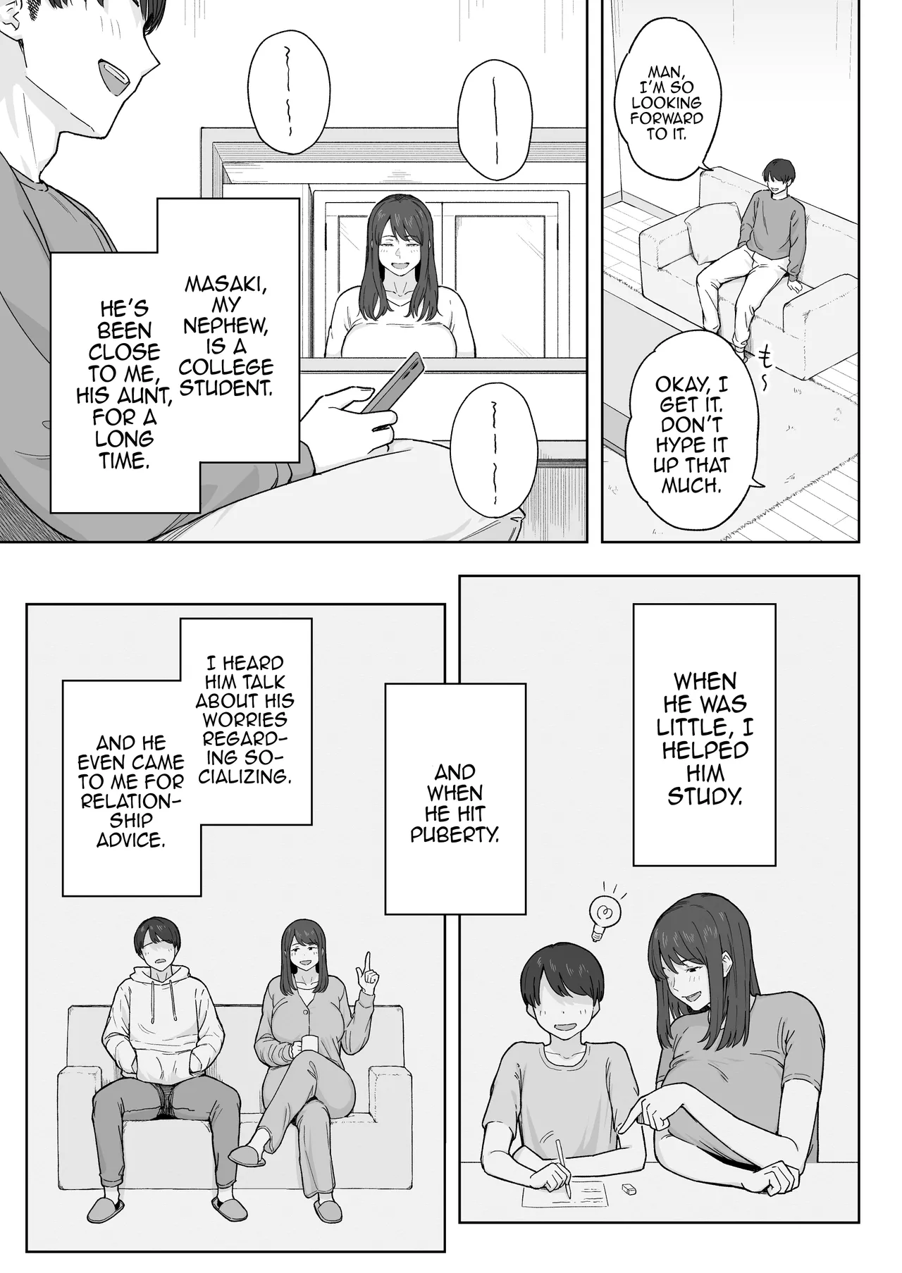 After Dinner, My Aunt and I... page 4