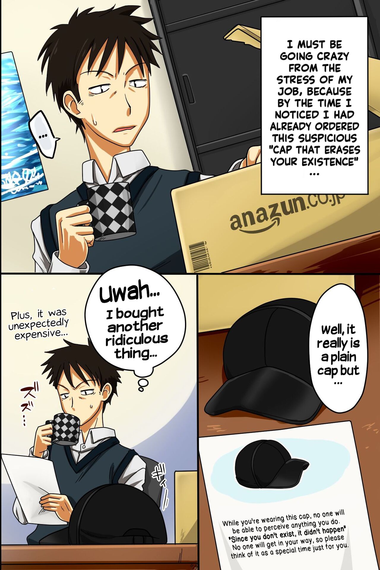After obtaining a cap that erases my existence, I unleashed a festival of semen at a women's dormitory page 2