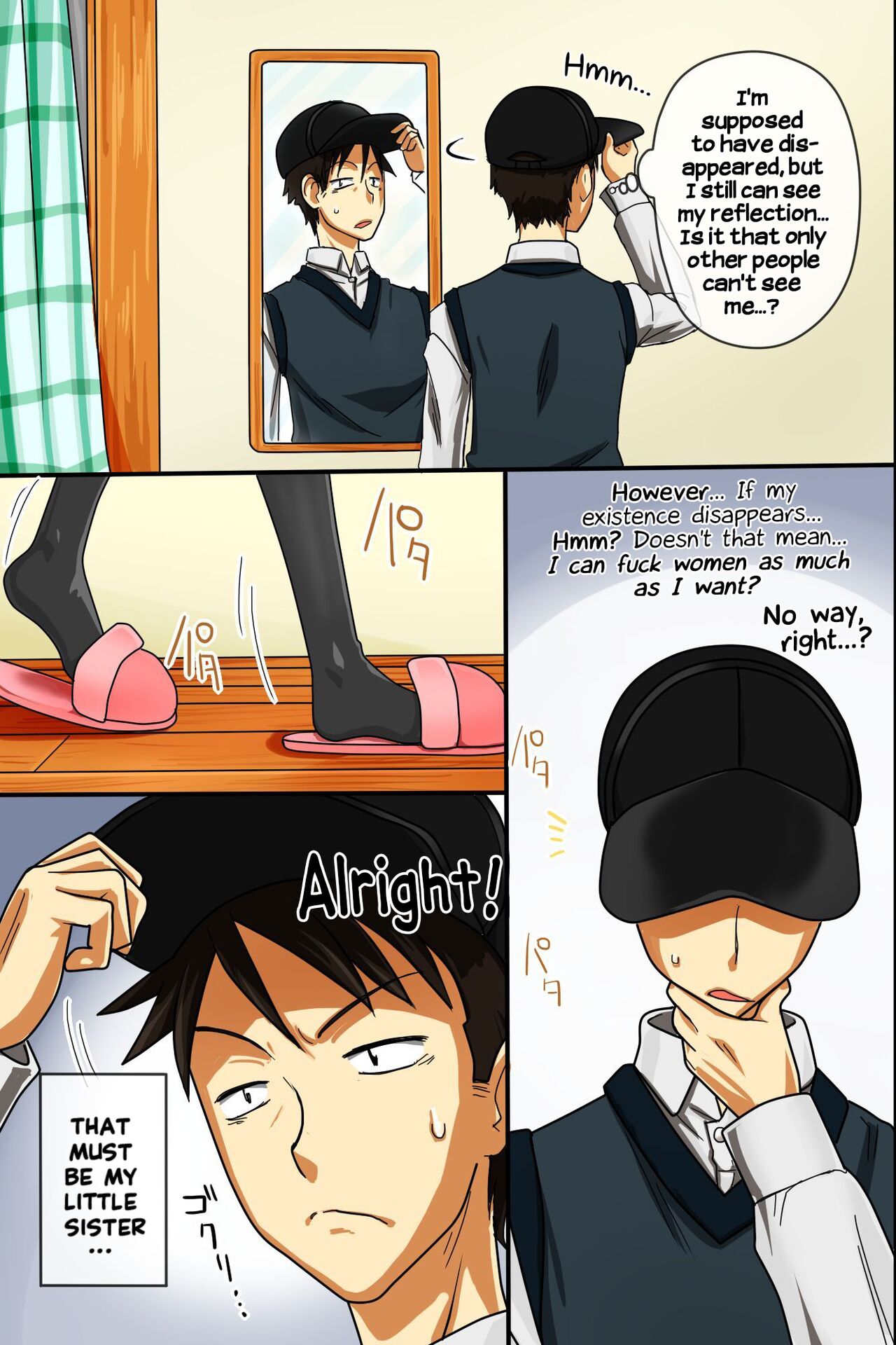 After obtaining a cap that erases my existence, I unleashed a festival of semen at a women's dormitory page 3