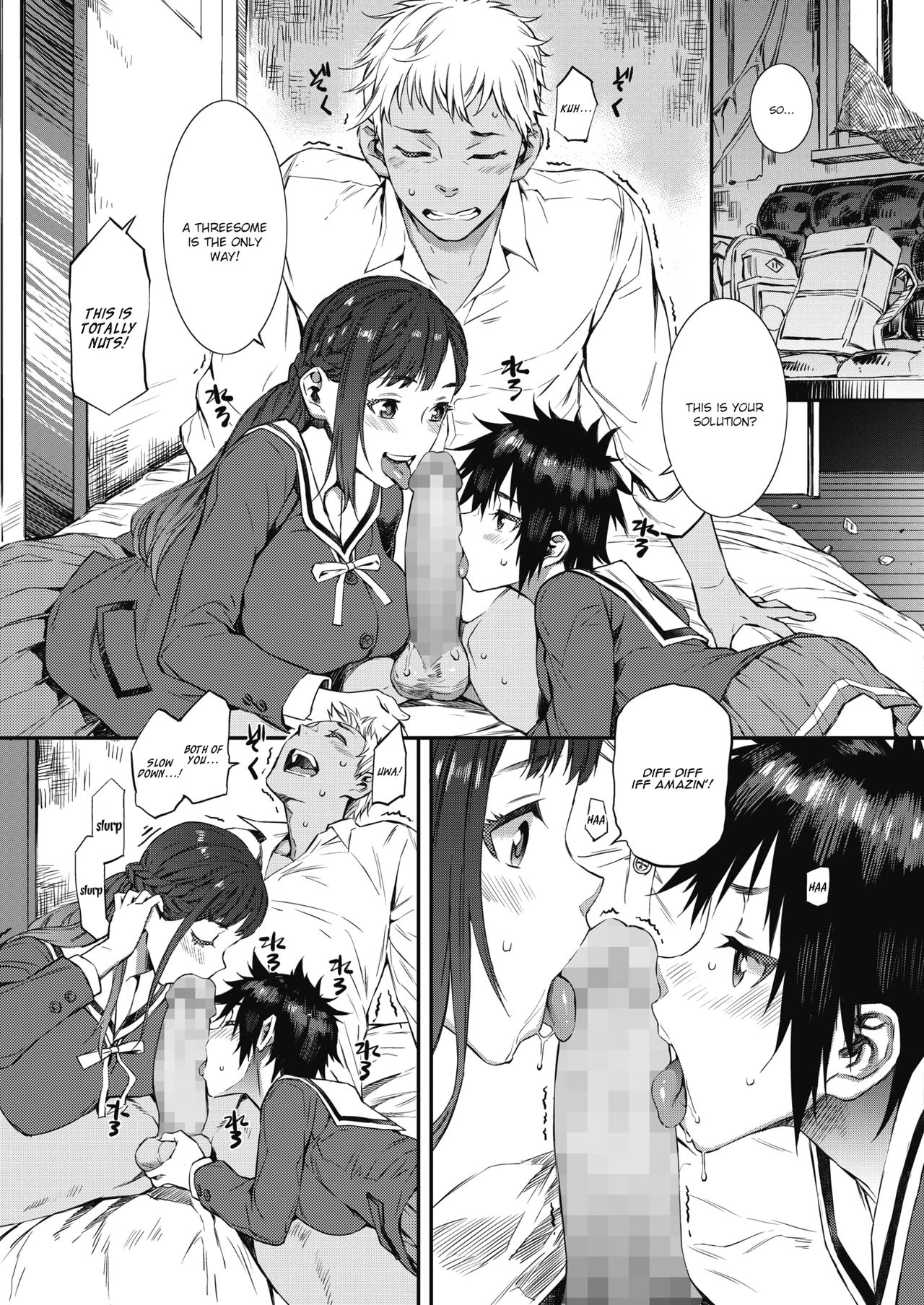 After-school Threesome! page 9