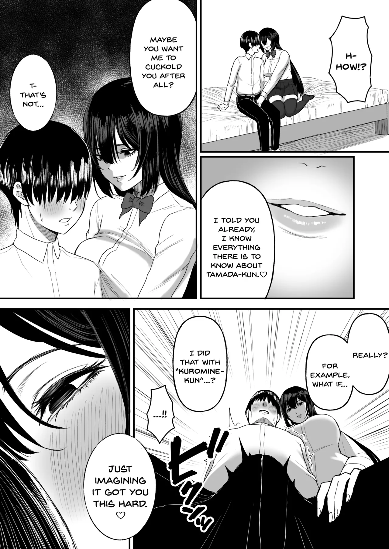 Ai no omoi Kanojo wa boku no Tameni hame tori o Tottekitekureru page 8