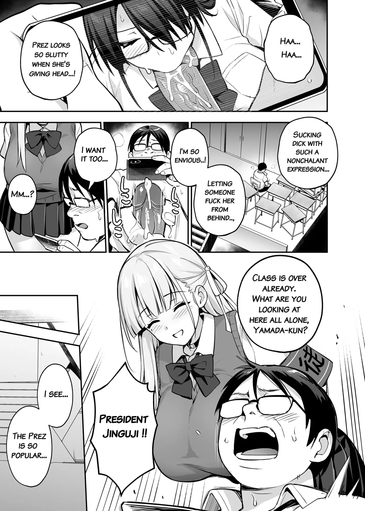 Akogare no Seitokaichou ga Kyonyuu Sugiru Ken 2 11-12 page 19