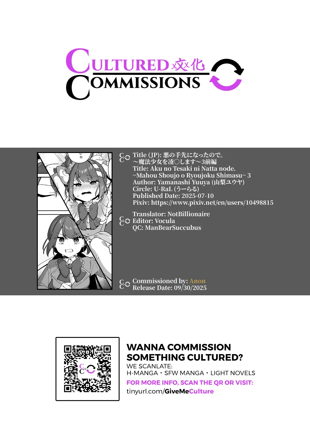 Aku no Tesaki ni Natta node. ~Mahou Shoujo o Ryoujoku Shimasu~ 3 page 103