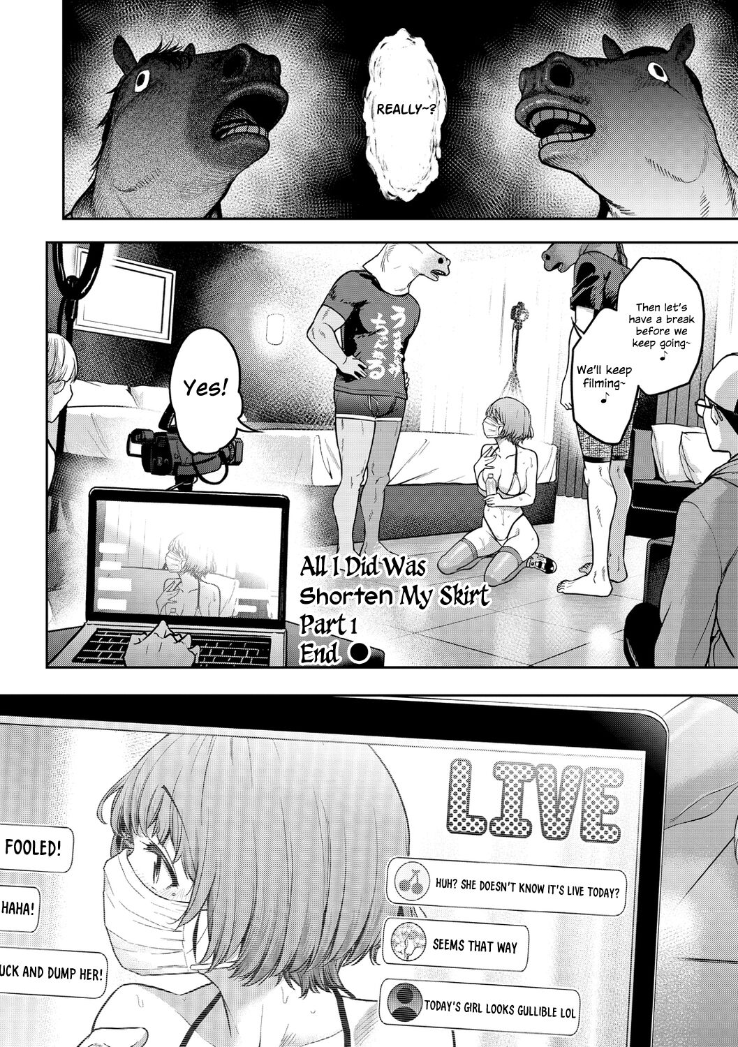 All I Did Was Shorten My Skirt Ch. 1-3 page 34
