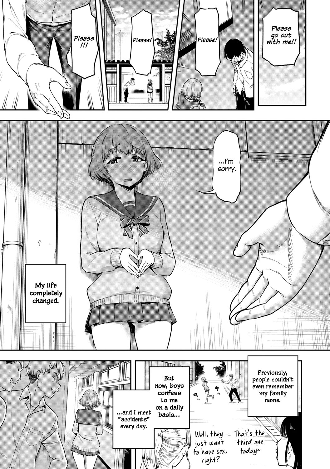 All I Did Was Shorten My Skirt Ch. 1-3 page 7