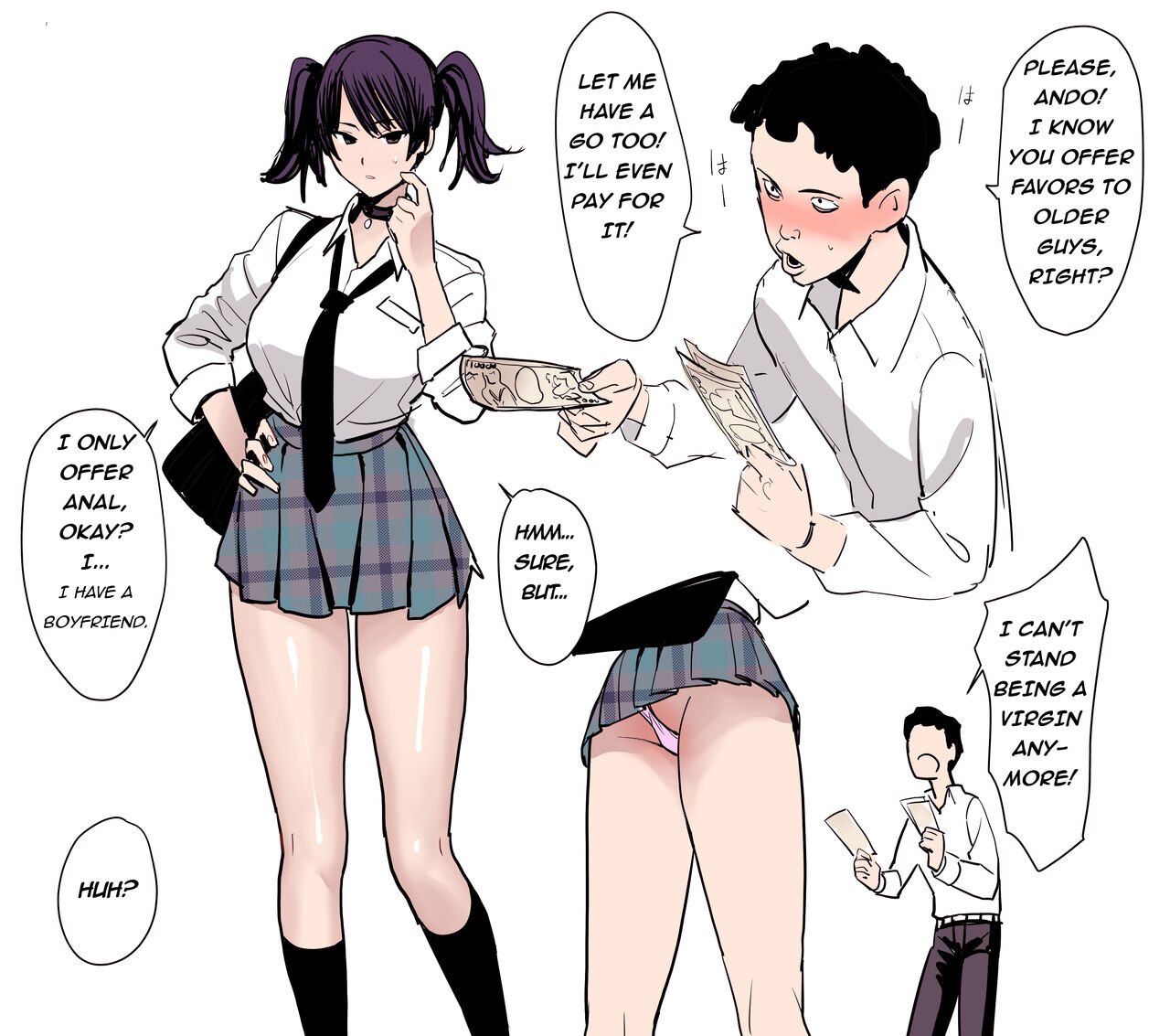 All I Wanted in Life was to Lose my Virginity in a High School Girl's Ass page 1
