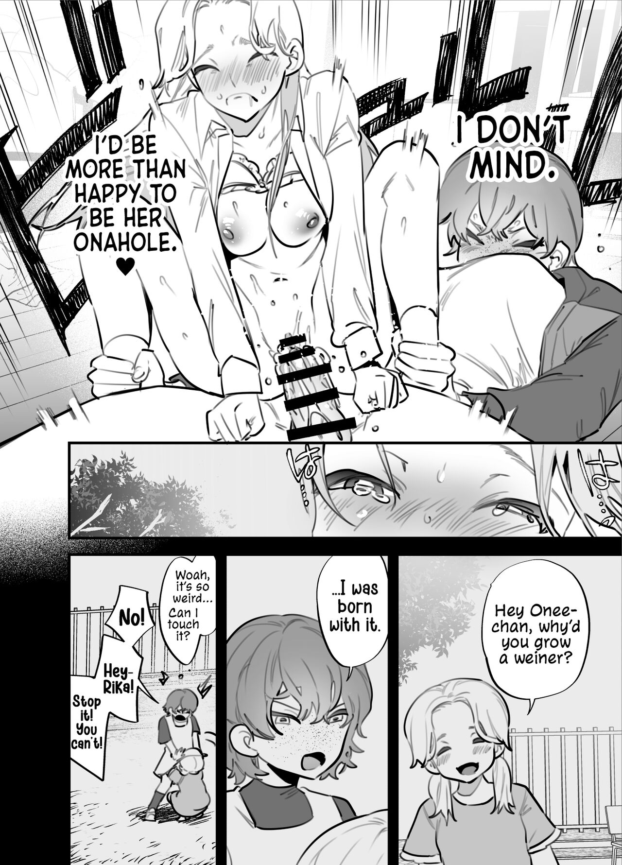 All Mine - Futa Older Sister x Little Sister page 13