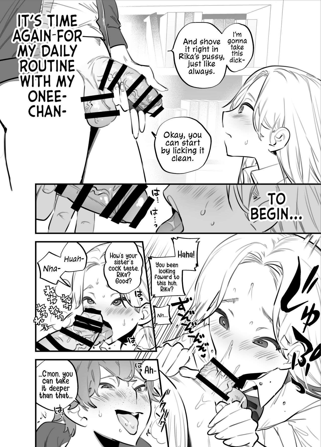 All Mine - Futa Older Sister x Little Sister page 5