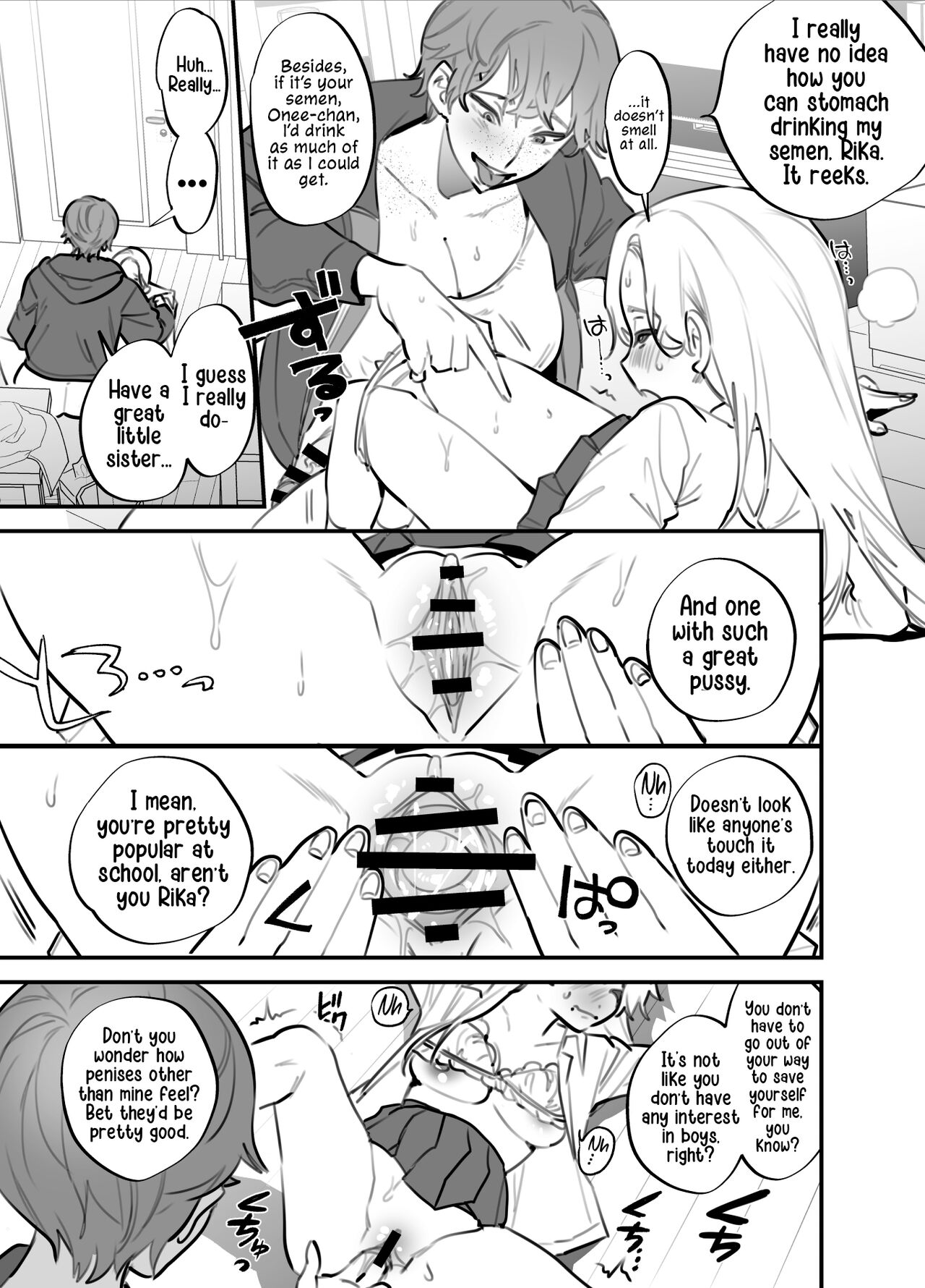 All Mine - Futa Older Sister x Little Sister page 8