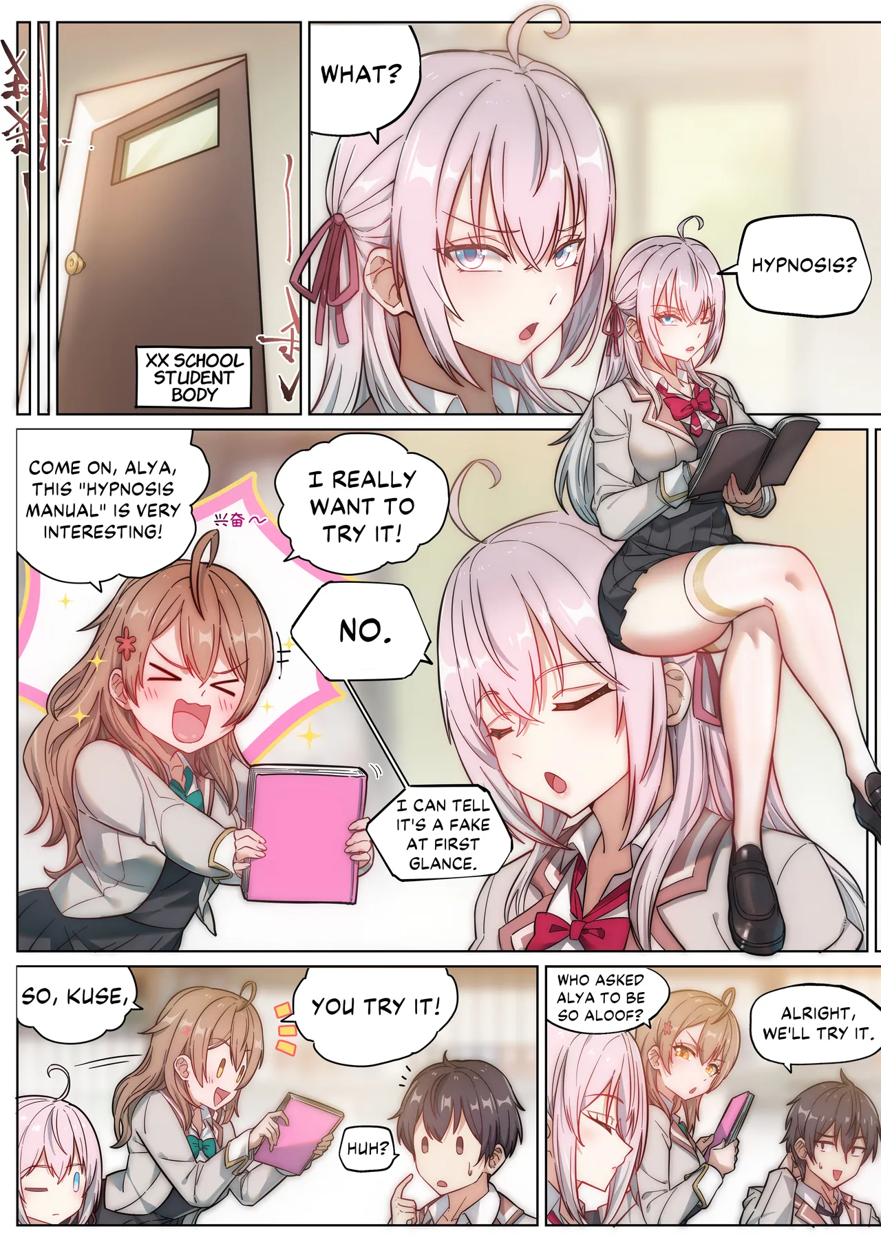 Alya Sometimes Hides Her Feelings in Russian Hypno Fuck NTR page 1