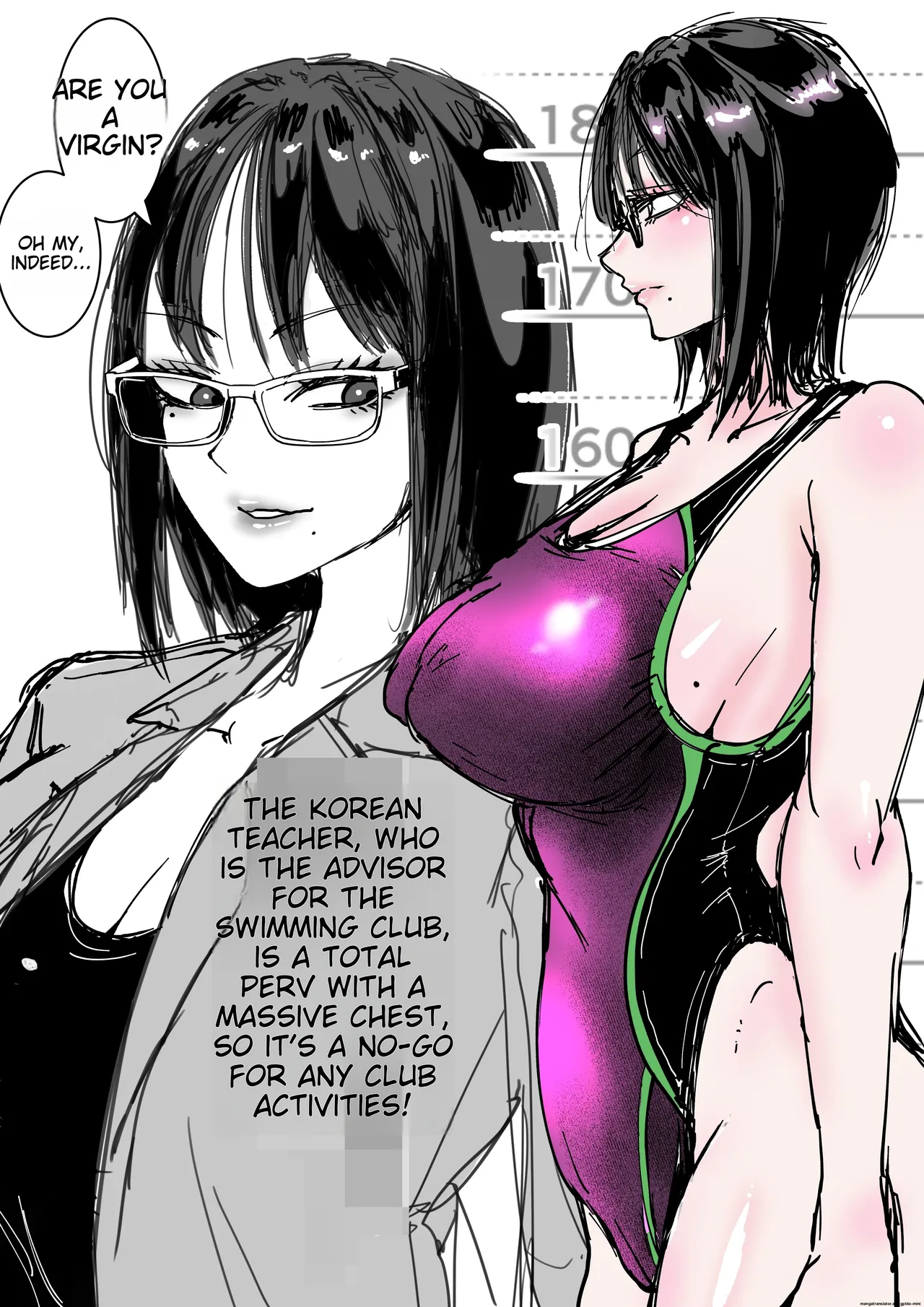 Amane-san - The Lascivious Female Teacher's Nest: The Pool Shower is a Sex Room page 37