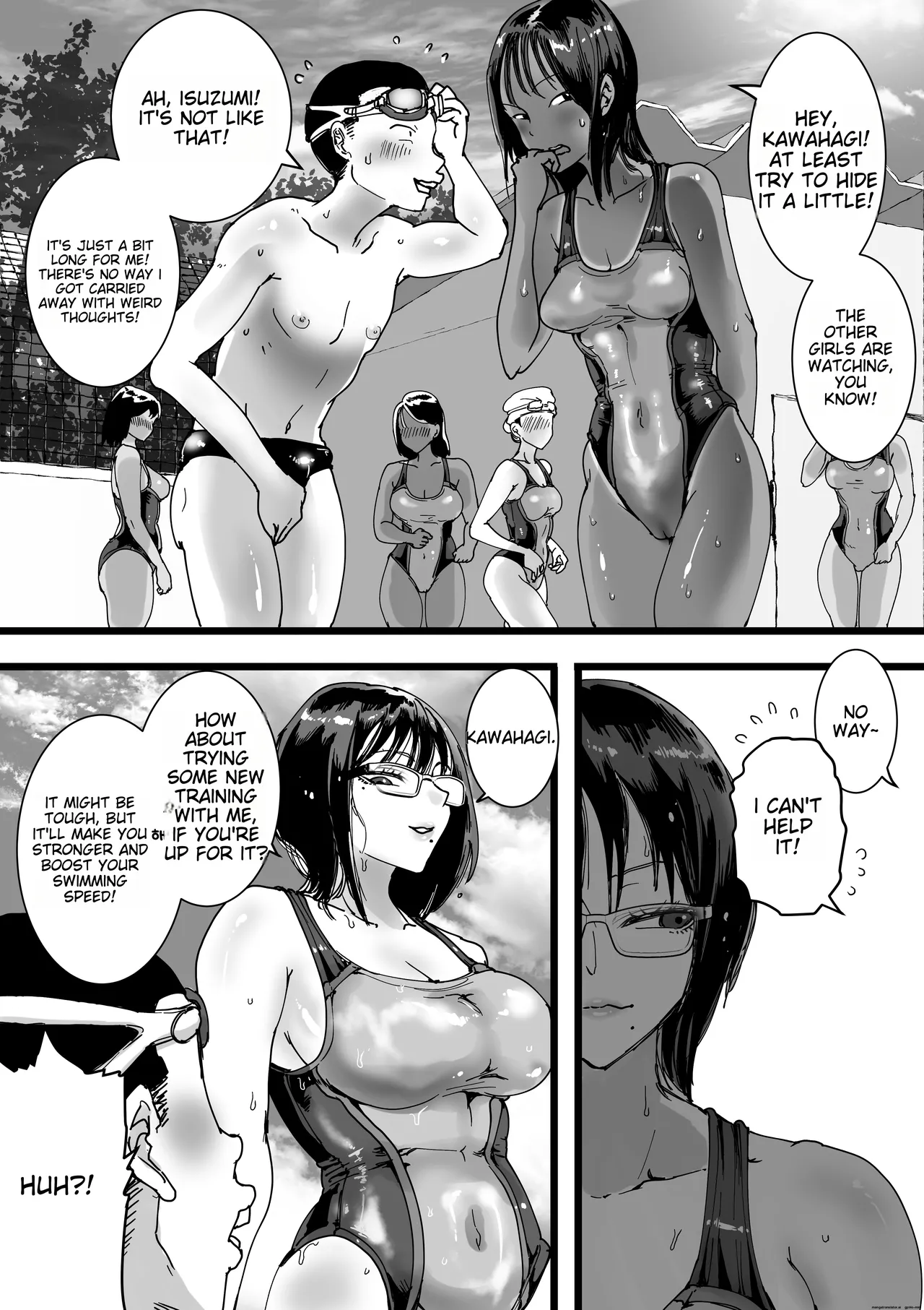 Amane-san - The Lascivious Female Teacher's Nest: The Pool Shower is a Sex Room page 5