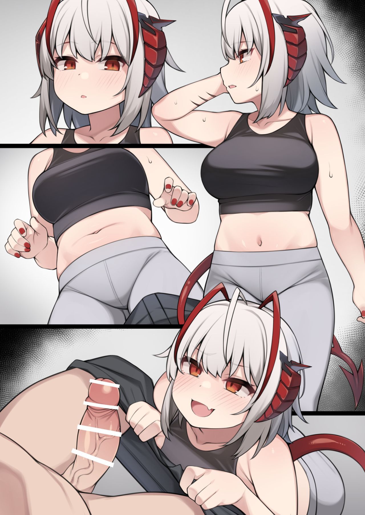 An Illustration Depicting the Fantasy of Being Reverse-Raped by a Kind W page 7