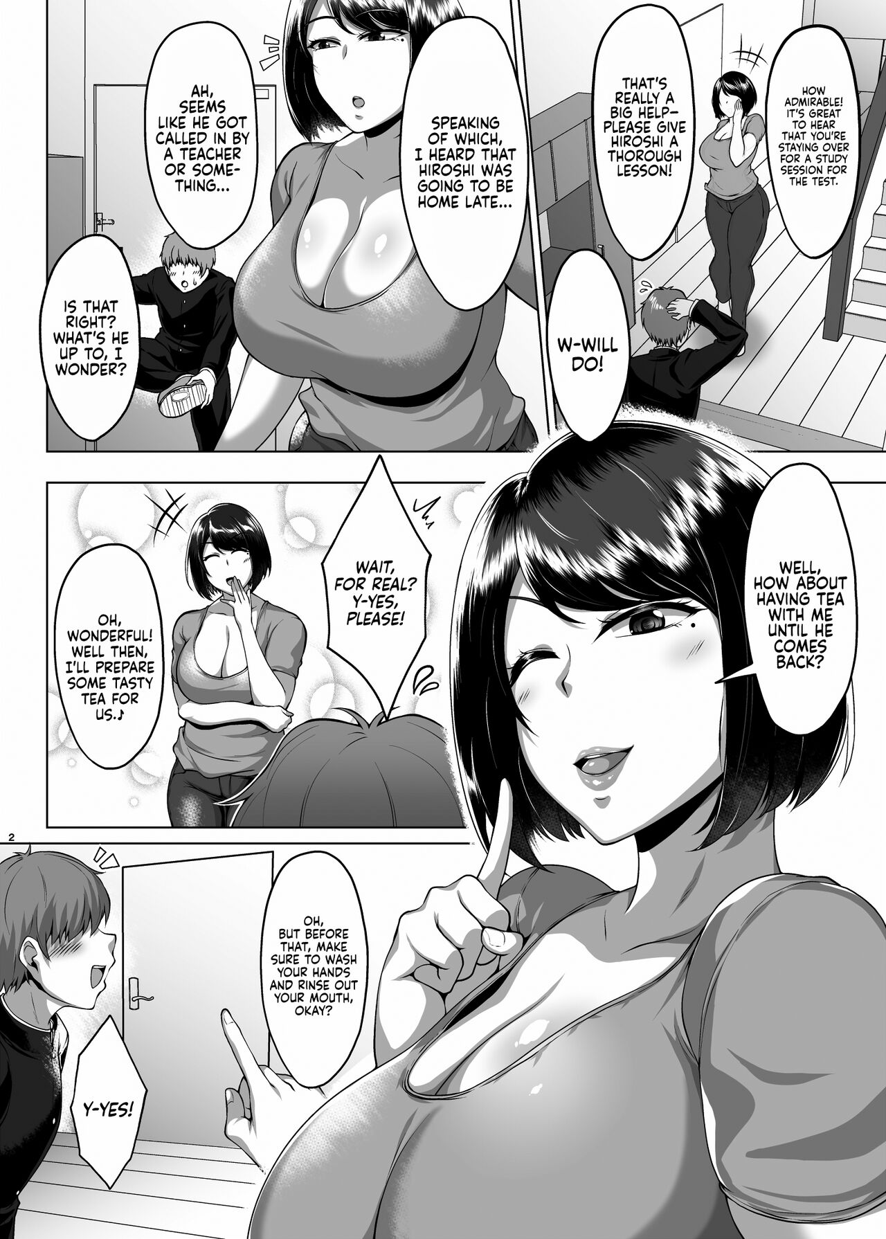 An Intense, Sweaty Overnight Stay with a Friend's Thicc Mom page 3