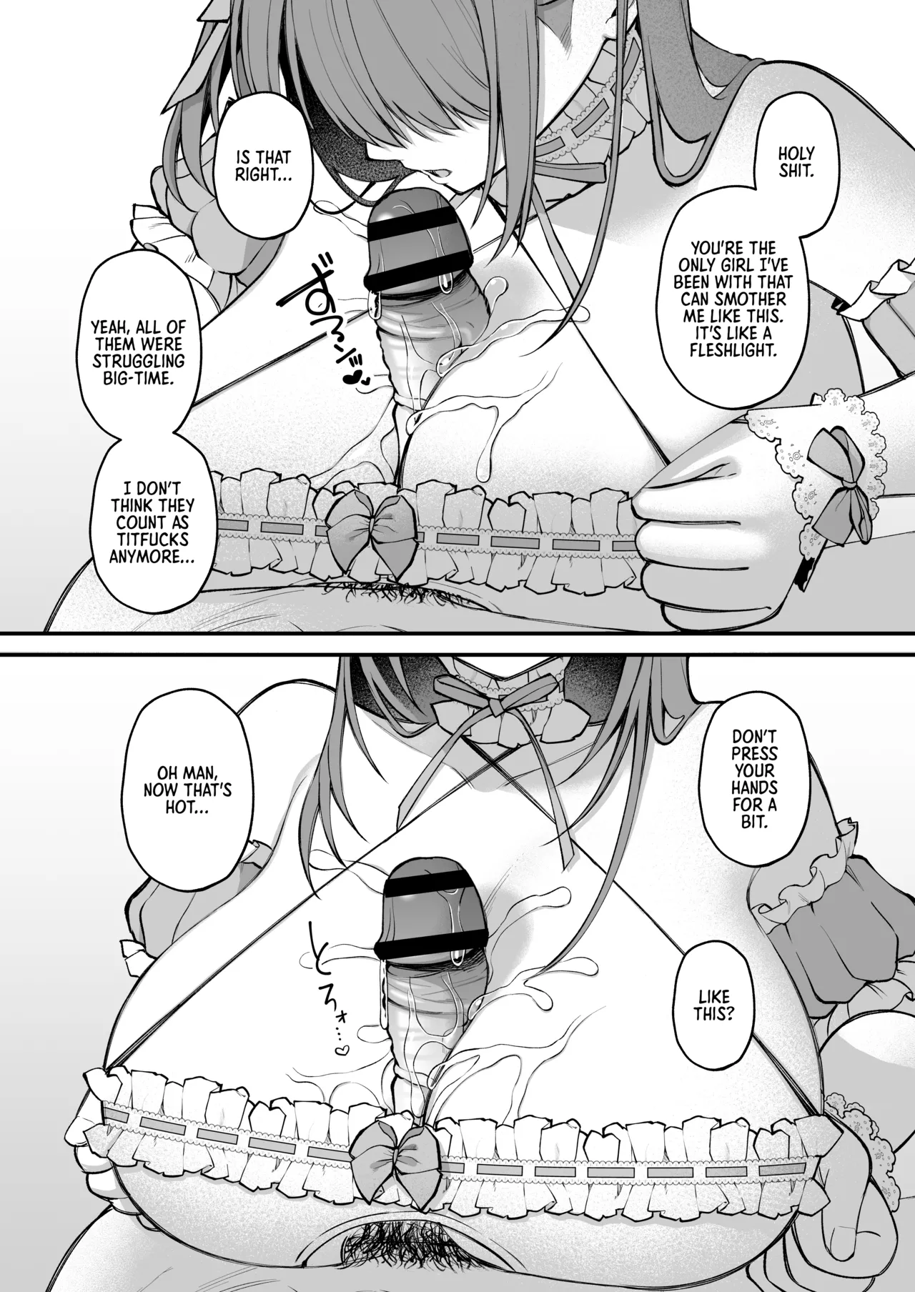 An L-Cup College Chick's Porn Escapade with a Behemoth - Paizuri Time page 25