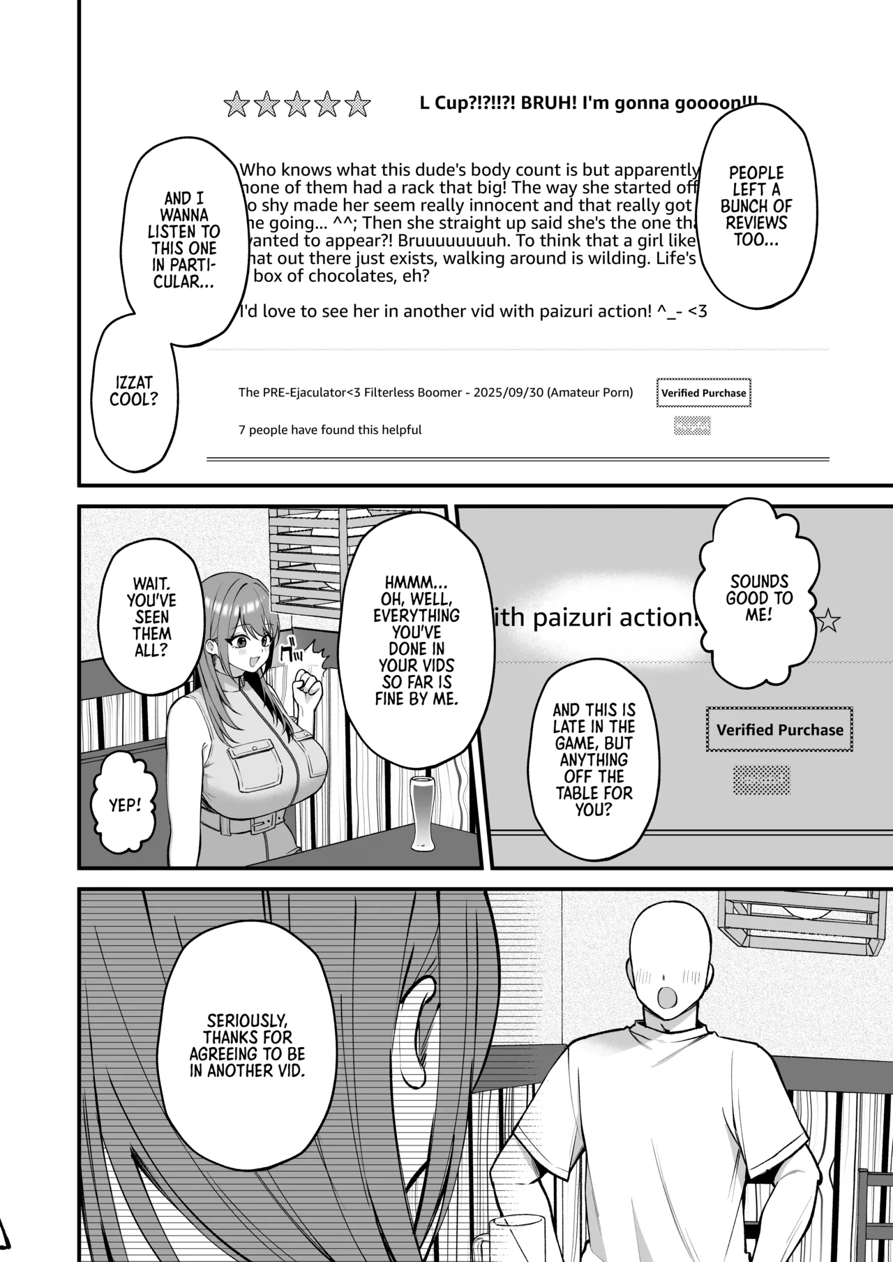 An L-Cup College Chick's Porn Escapade with a Behemoth - Paizuri Time page 8