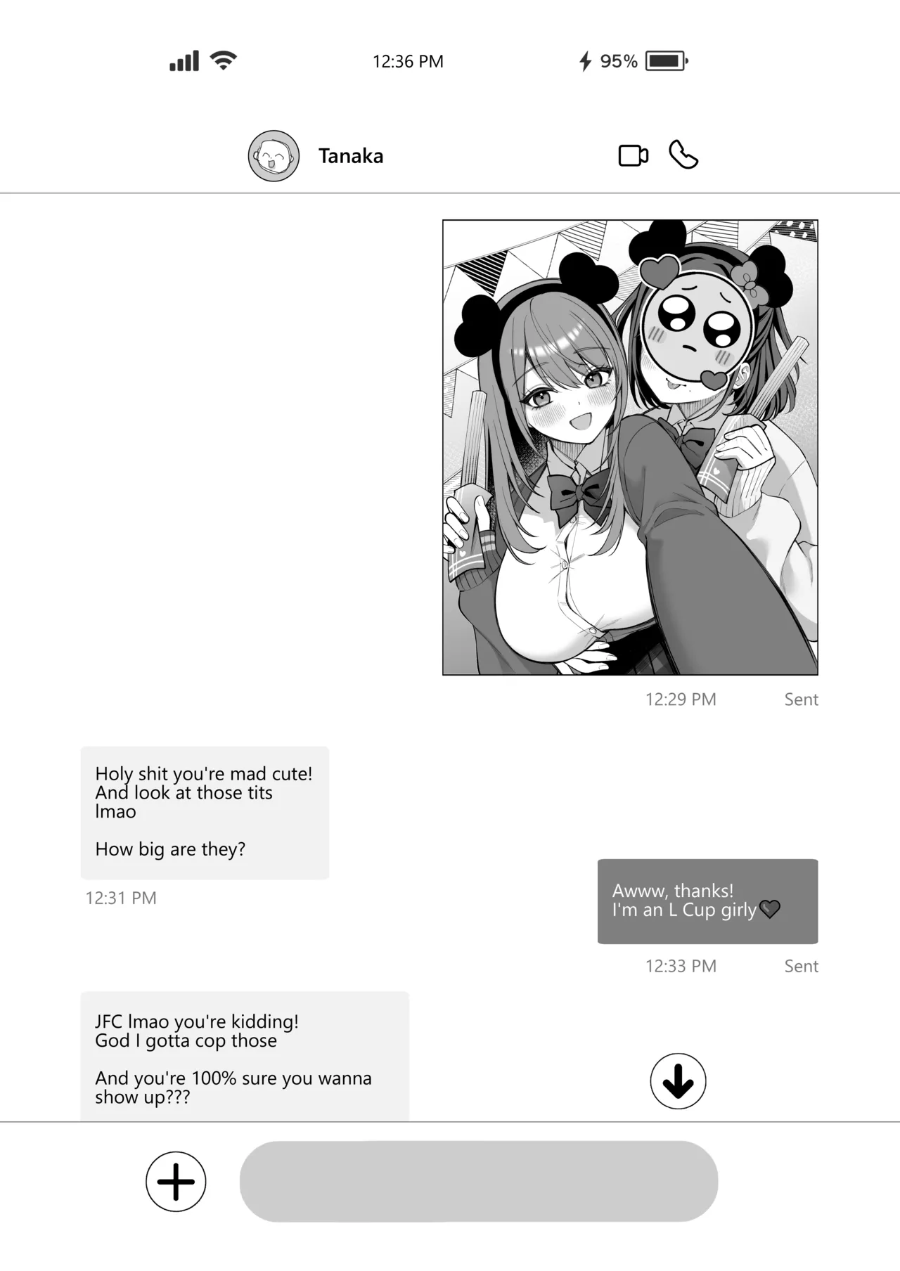 An L-Cup College Chick's Porn Escapade with a Behemoth page 4