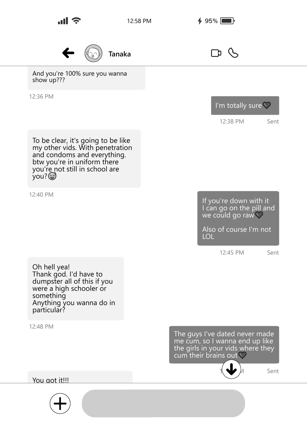 An L-Cup College Chick's Porn Escapade with a Behemoth page 5