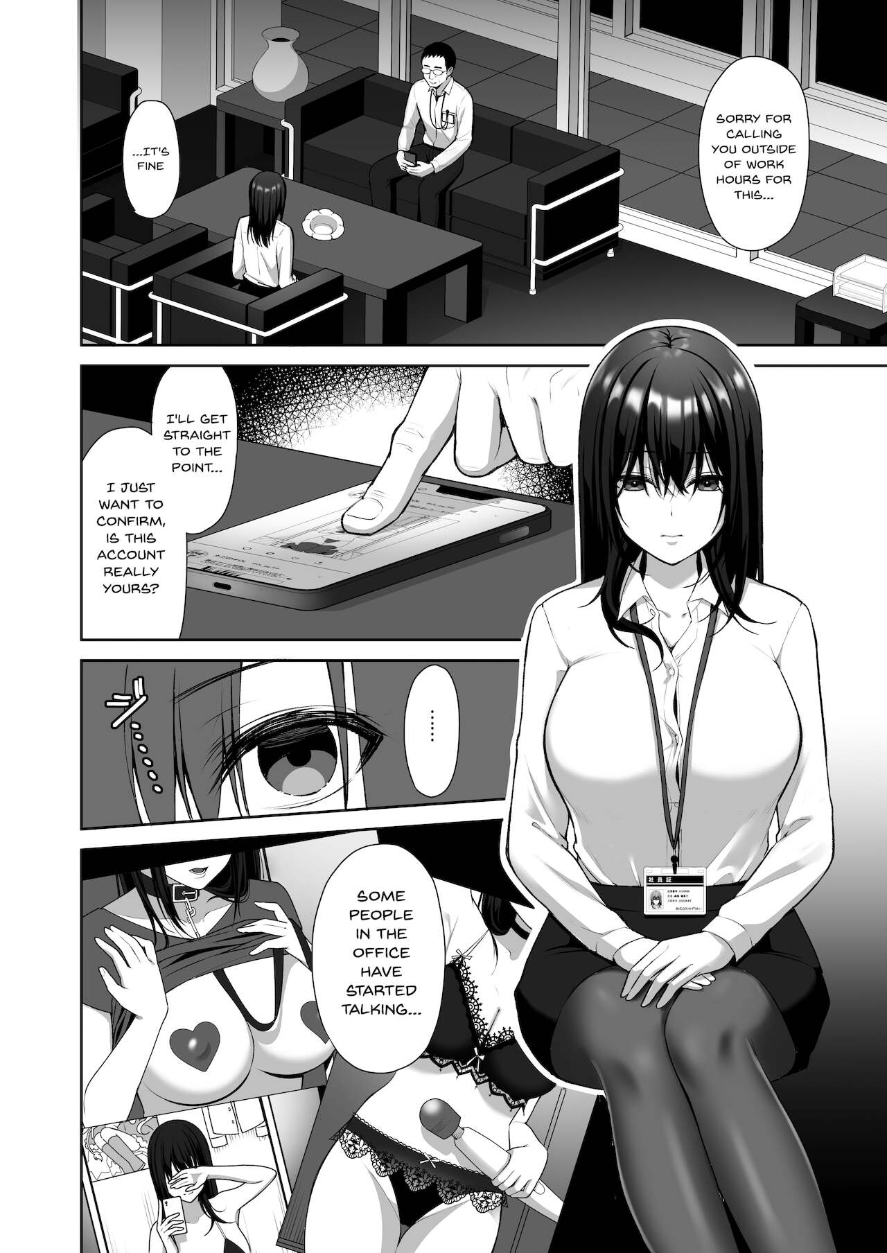 An Office Lady's Behind The Scenes Masochistic Onahole Training page 3