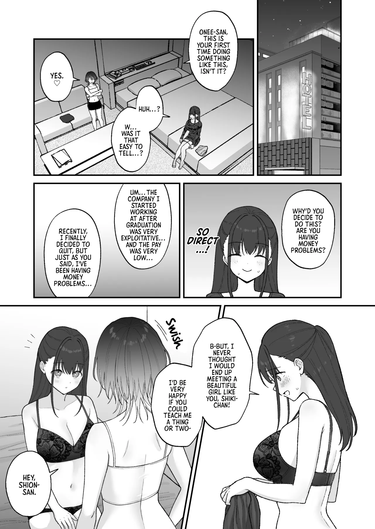 An Onee-san Gets Totally Hooked on Sex That Makes Her Moan Like Crazy! ~And Becomes the Exclusive Fuck-Hole of a Futanari College Girl~ page 4