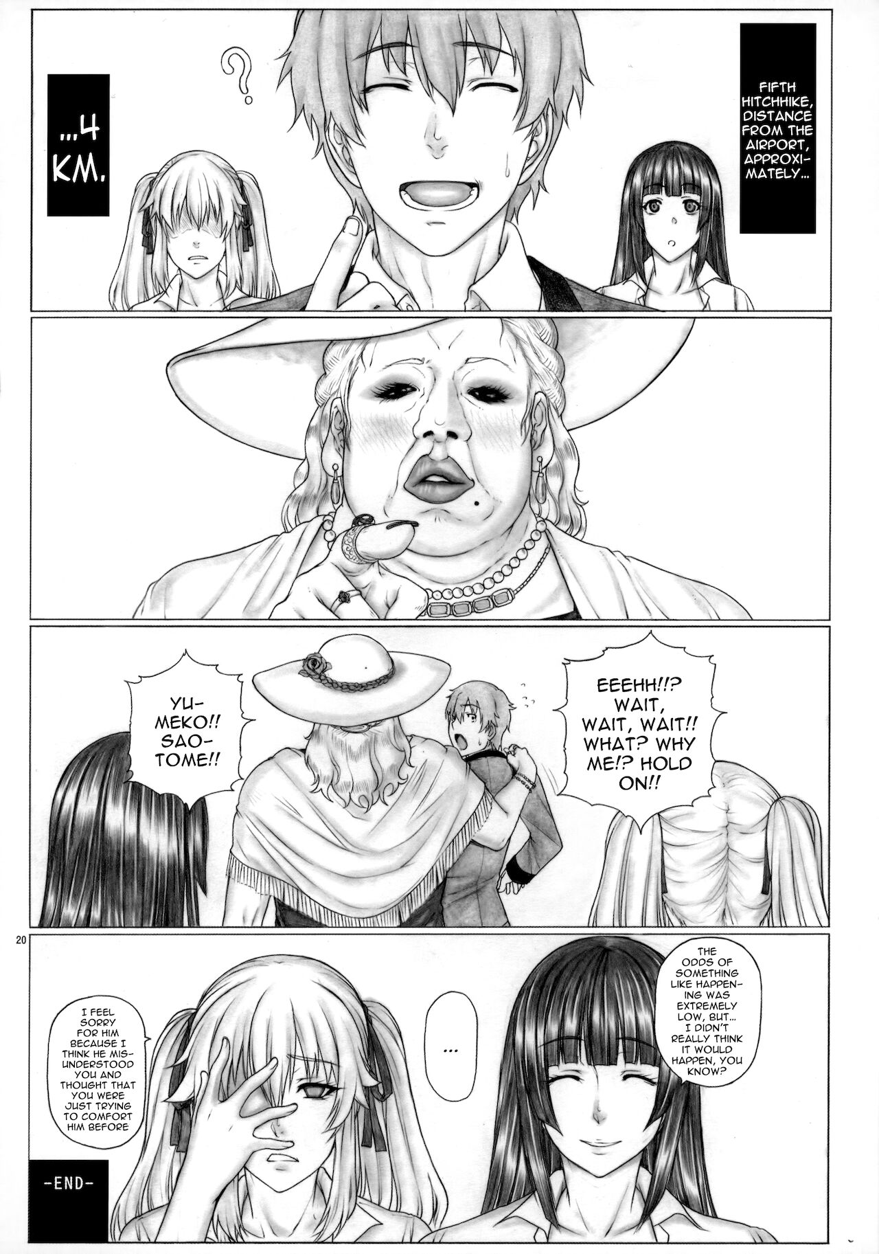 Angel's stroke 133 Hamegurui 4km Hitchhike Shinagara Sex Dai Race!! Shuugaku Ryokou Hen page 21