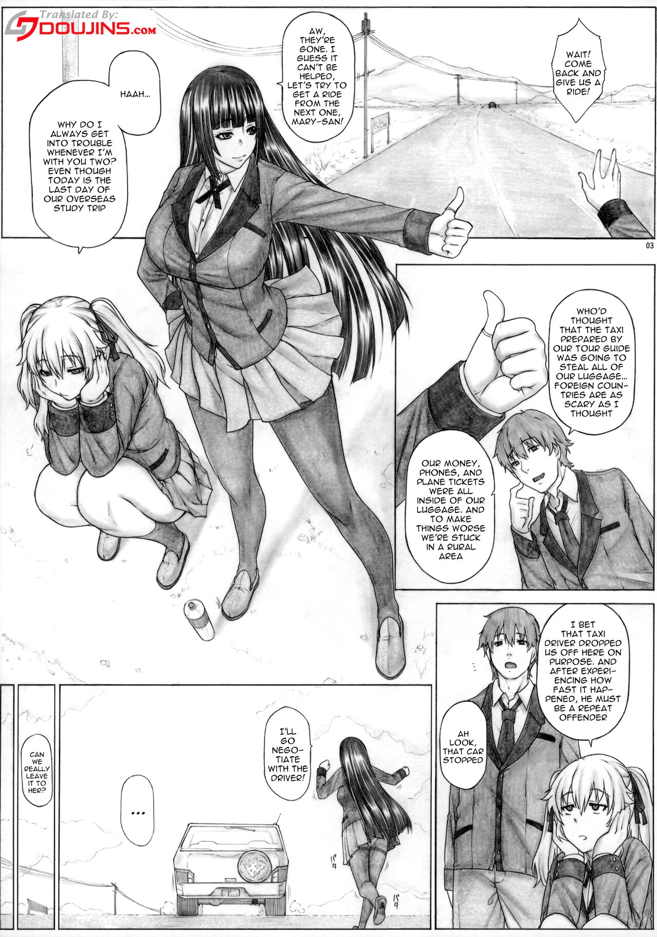 Angel's stroke 133 Hamegurui 4km Hitchhike Shinagara Sex Dai Race!! Shuugaku Ryokou Hen page 4