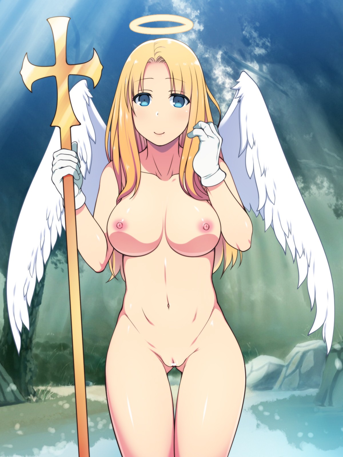 Angel, Yami Zokusei Chinpo de Nakadashi sarete Datenshi ni page 17