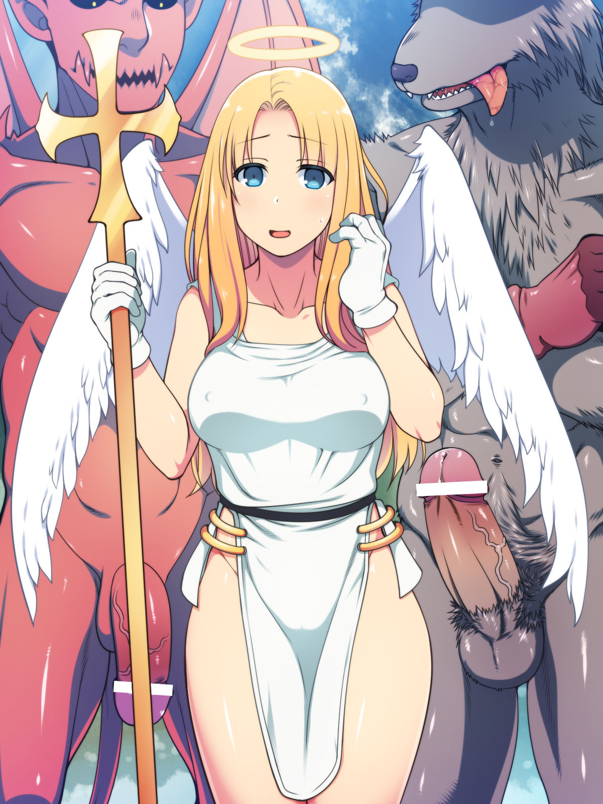 Angel, Yami Zokusei Chinpo de Nakadashi sarete Datenshi ni page 9