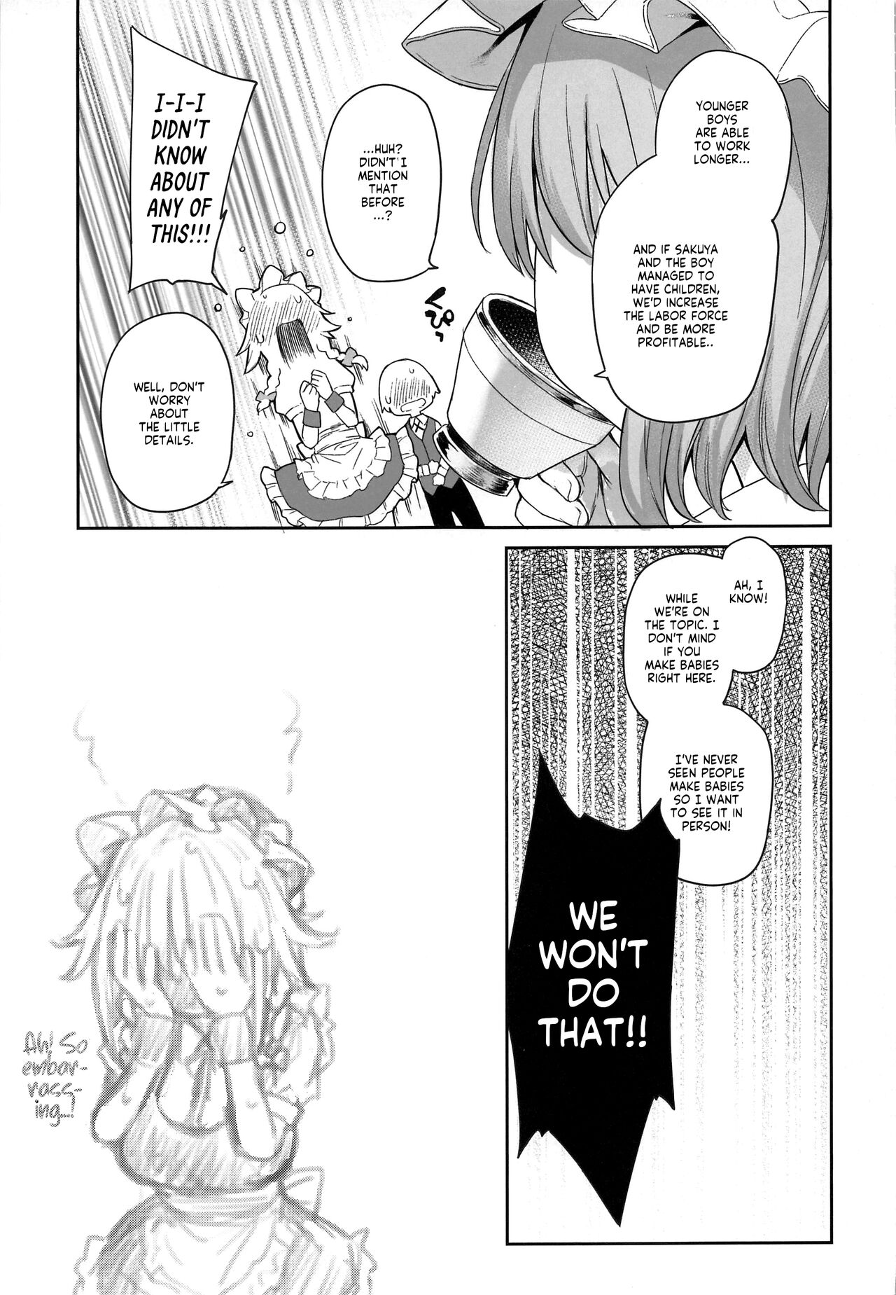 ANMITSU TOUHOU THE AFTER Vol. 3 Please Manage my Ejaculations, Sakuya-san! + page 23