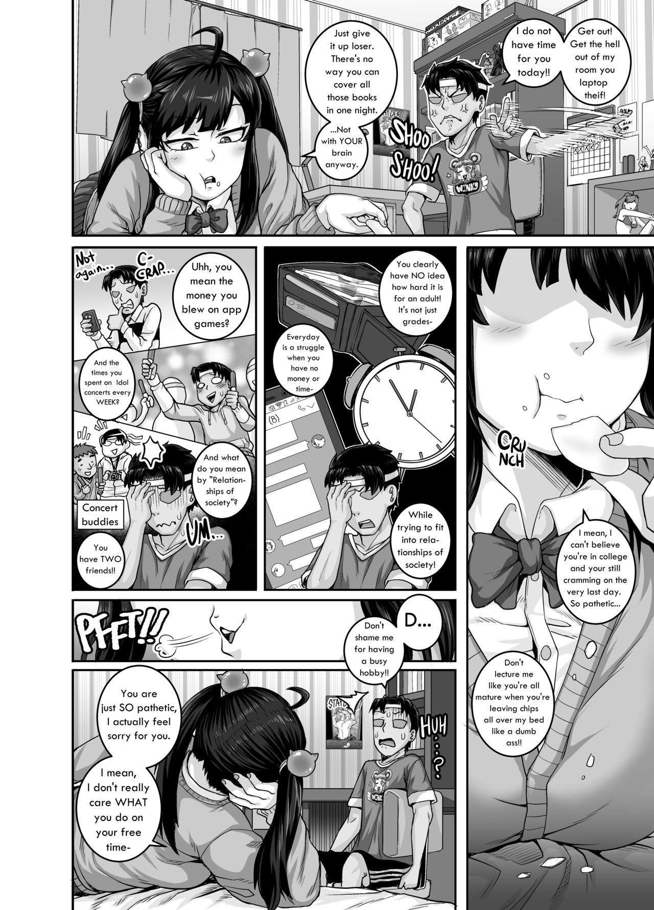 Annoying Sister Needs to Be Scolded!! page 14